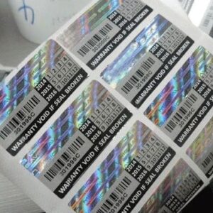 Holographic Breakable Vinyl